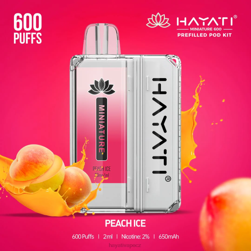Hayati Miniature 600 podstavců broskvový led 6F4V641 Hayati CZ