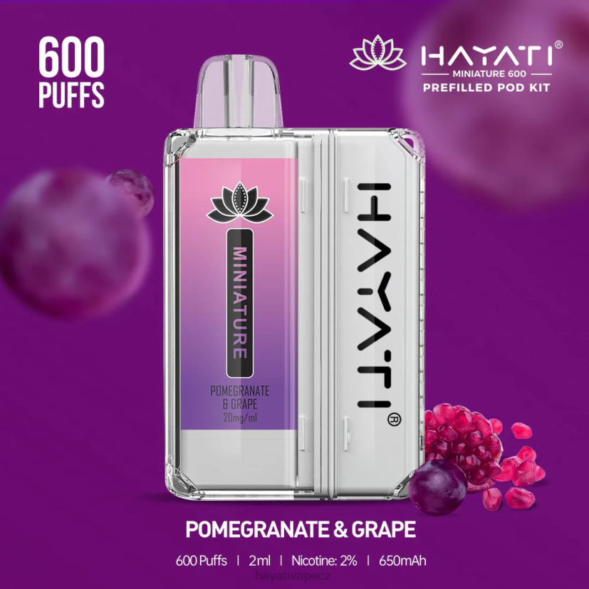 Hayati Miniature 600 podstavců granátové jablko a hroznové víno 6F4V642 Hayati praha